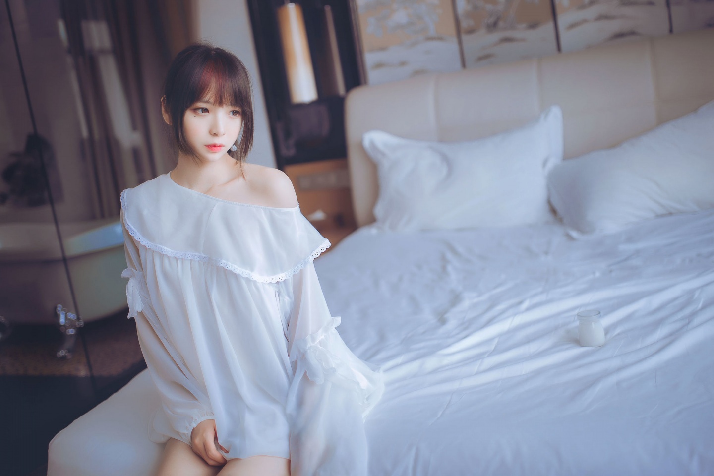 [COSER] 疯猫ss - 睡衣与浴室的水手服 写真套图 [P21]