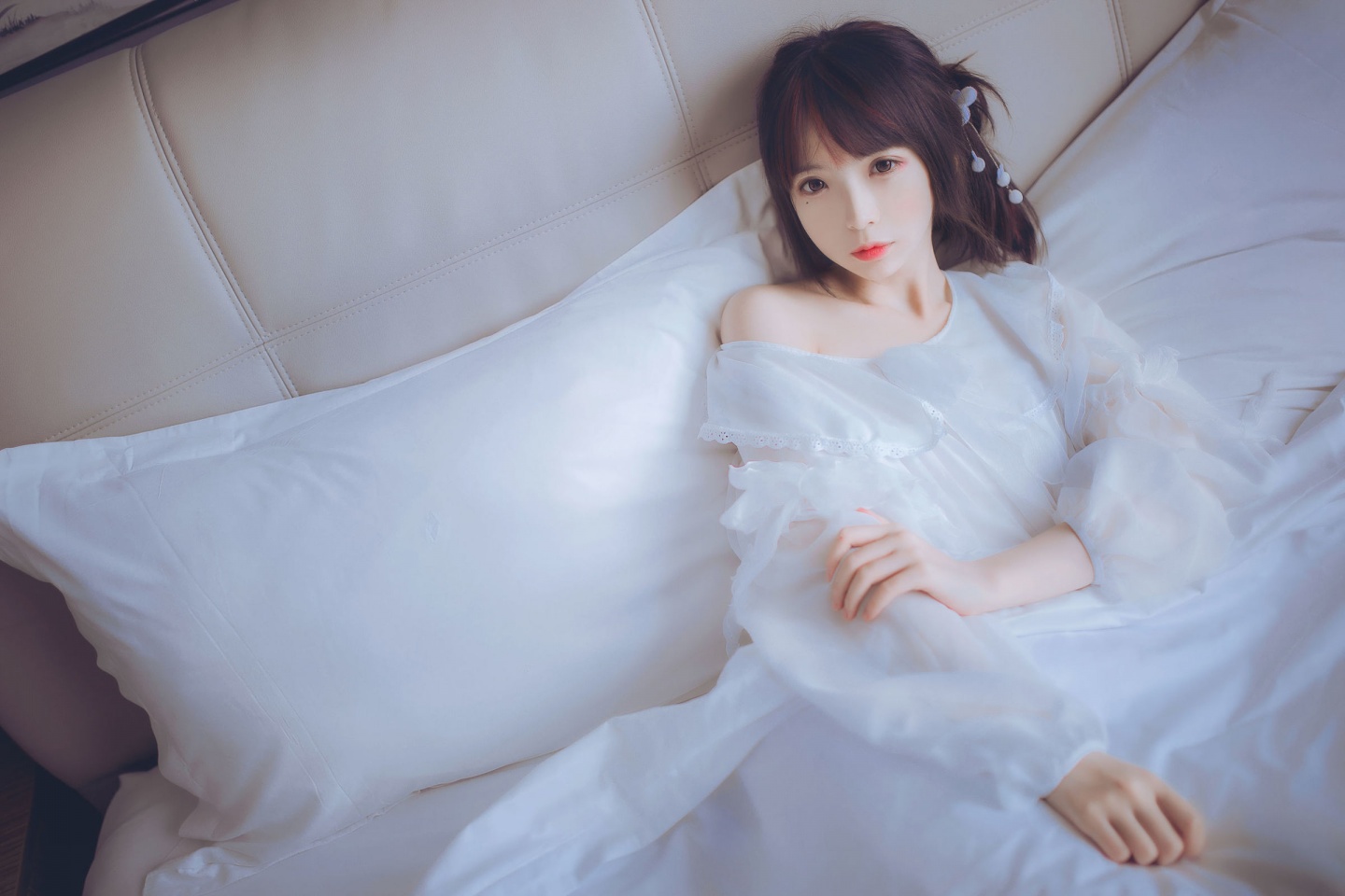 [COSER] 疯猫ss - 睡衣与浴室的水手服 写真套图 [P22]